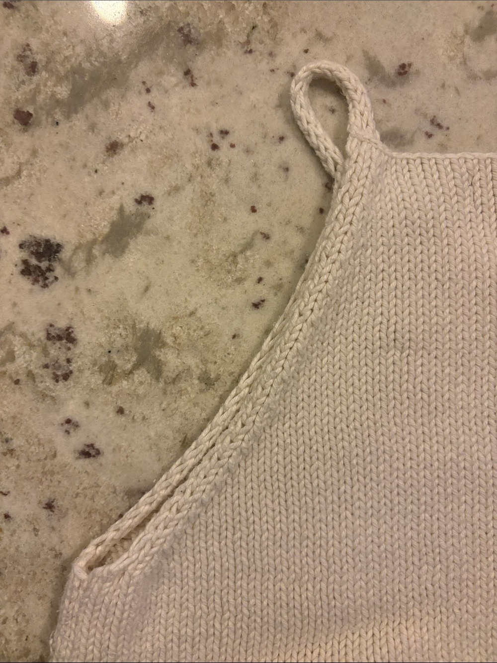 Banana Republic Cream Knit high neck tank top - Picture 7 of 8